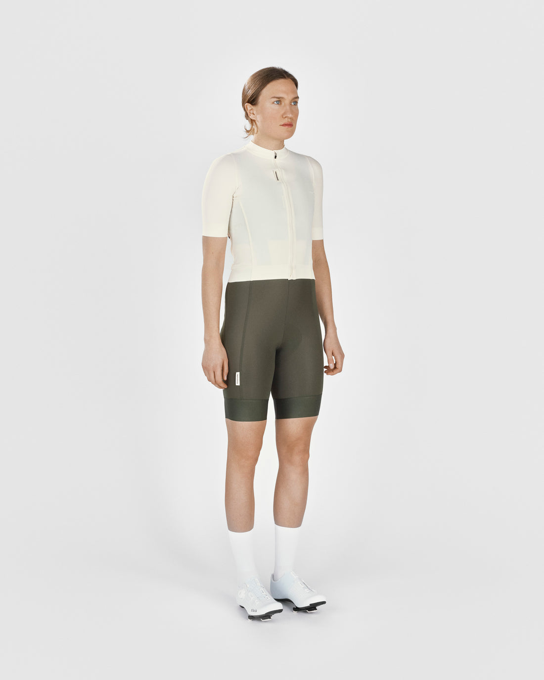 Fingercrossed Road Jersey Women Radtrikot Antique Cream