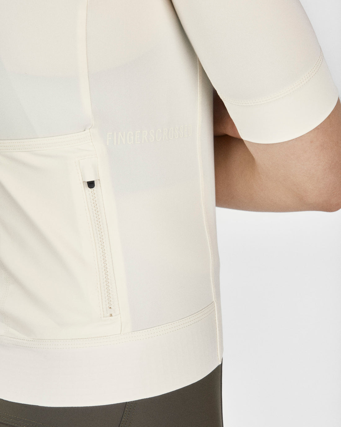 Fingercrossed Road Jersey Women Radtrikot Antique Cream