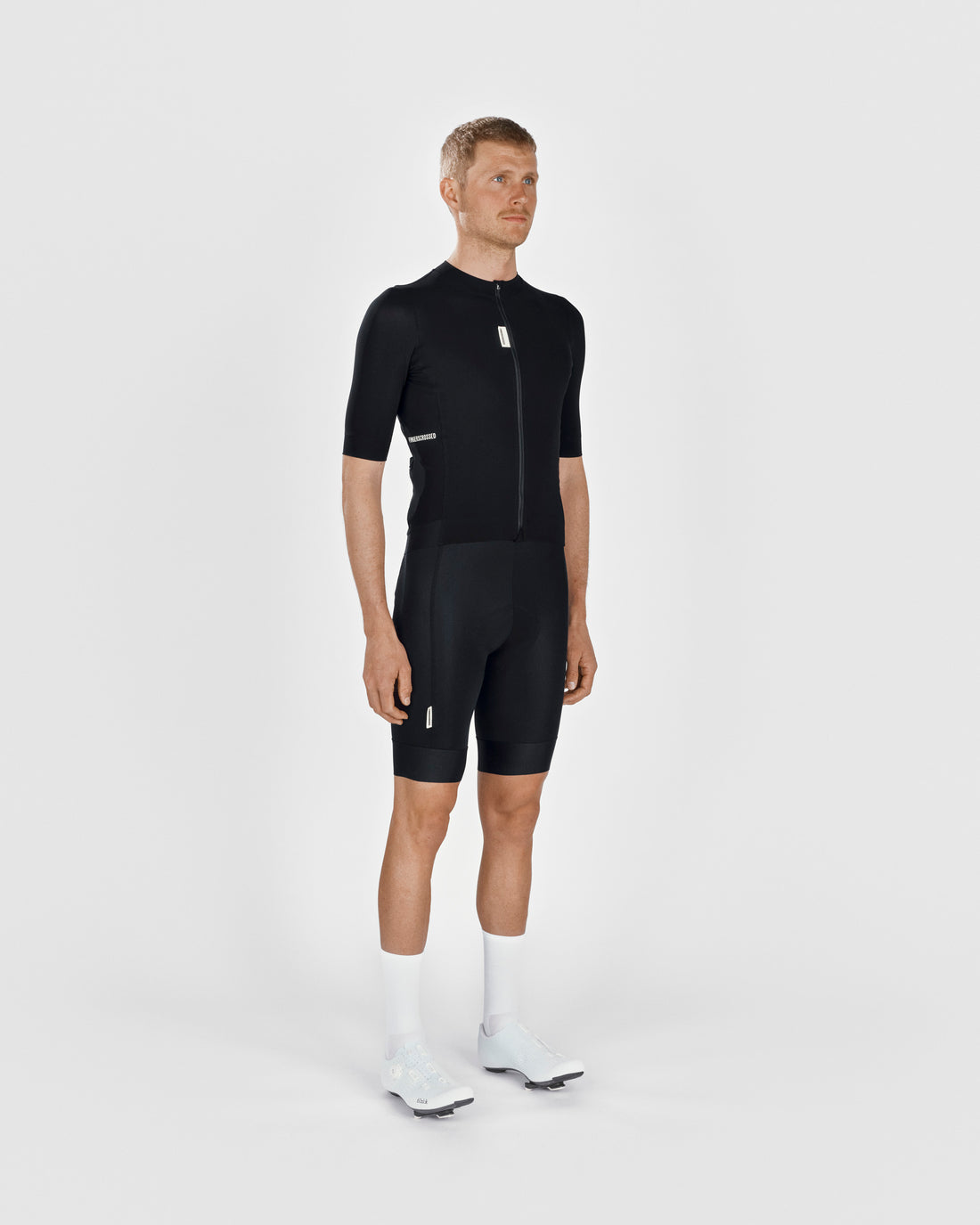 Fingercrossed Road Jersey Men Radtrikot Black