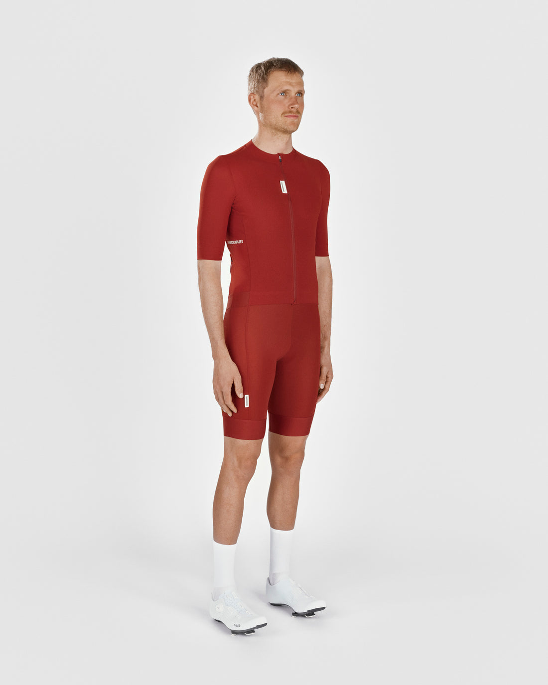 Fingercrossed Road Jersey Men Radtrikot Brick