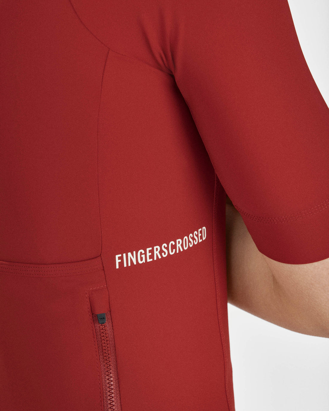 Fingercrossed Road Jersey Men Radtrikot Brick