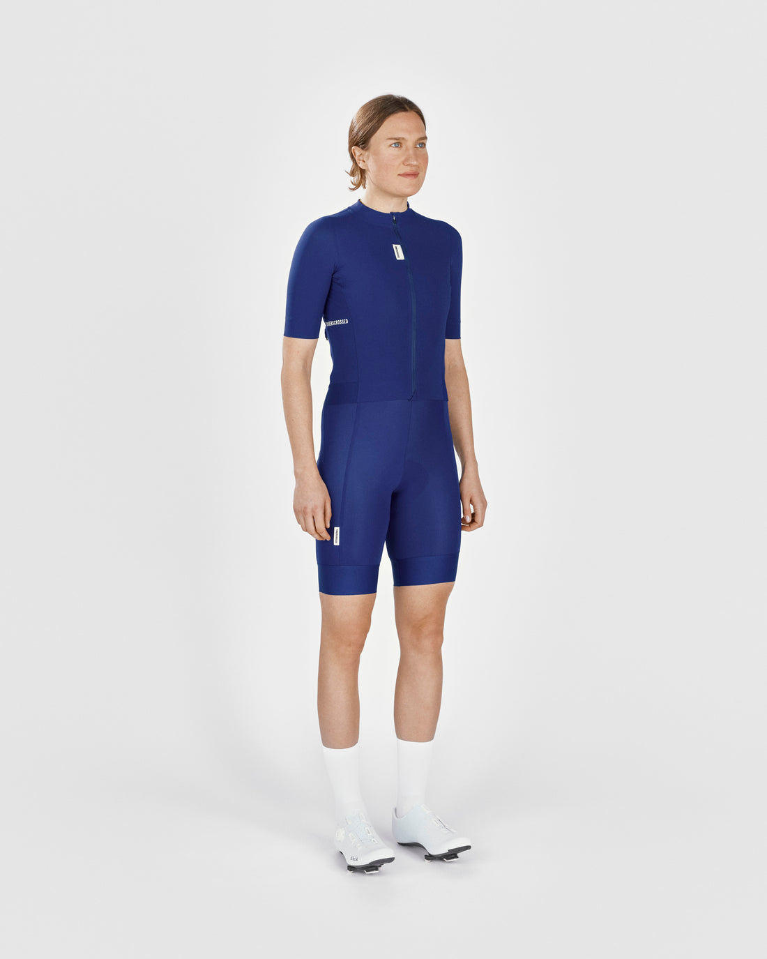 Fingercrossed Road Jersey Women Radtrikot Navy