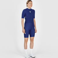 Fingercrossed Road Jersey Women Radtrikot Navy