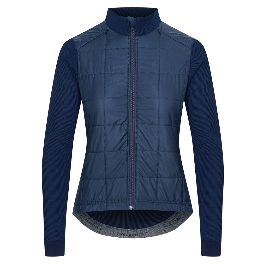 Café du Cycliste Leonie Women's Insulated Cycling Jacked Winter Fahrradjacke Navy