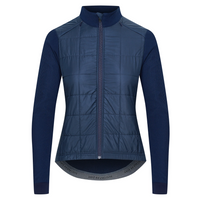 Café du Cycliste Leonie Women's Insulated Cycling Jacked Winter Fahrradjacke Navy