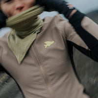 Café du Cycliste Manon Women's Softshell Jacket Fahrradjacke Oyster Grey