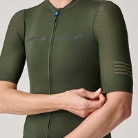 Maap Evade Pro Base Women's Jersey 2.0 Radtrikot Bronze Green