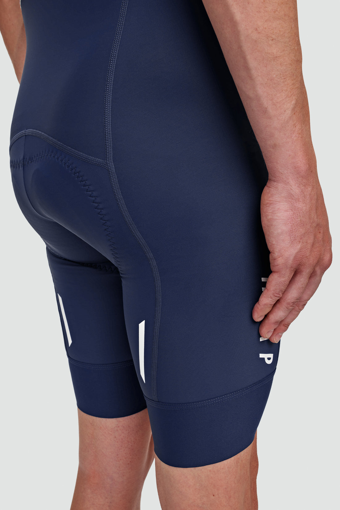 Salopette corta Maap Team Bib Evo da uomo Navy/Navy