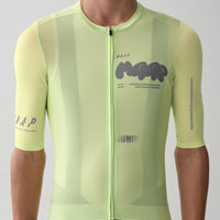 Maap Men's Aerate Pro Air Jersey 3.0 Radtrikot Shadow Lime
