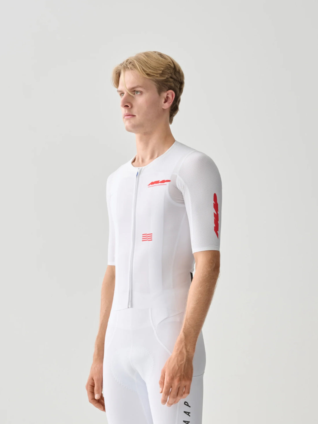 Maap Men's Eclipse Pro Race Jersey Radtrikot White/Infrared