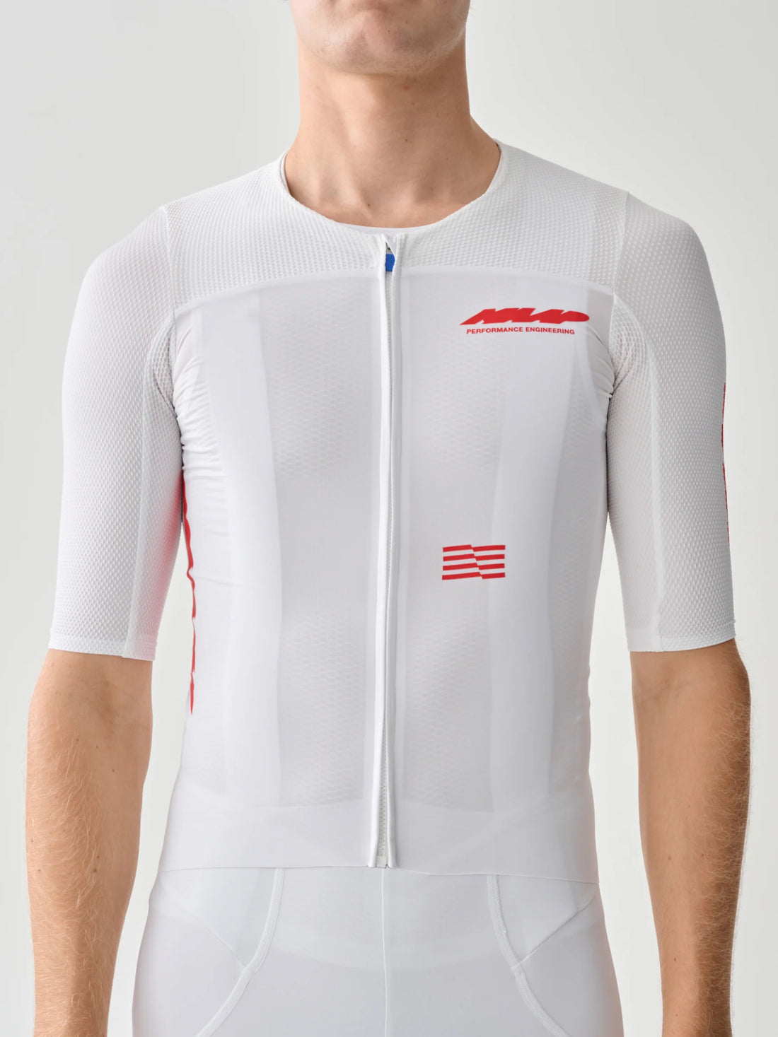 Maap Men's Eclipse Pro Race Jersey Radtrikot White/Infrared