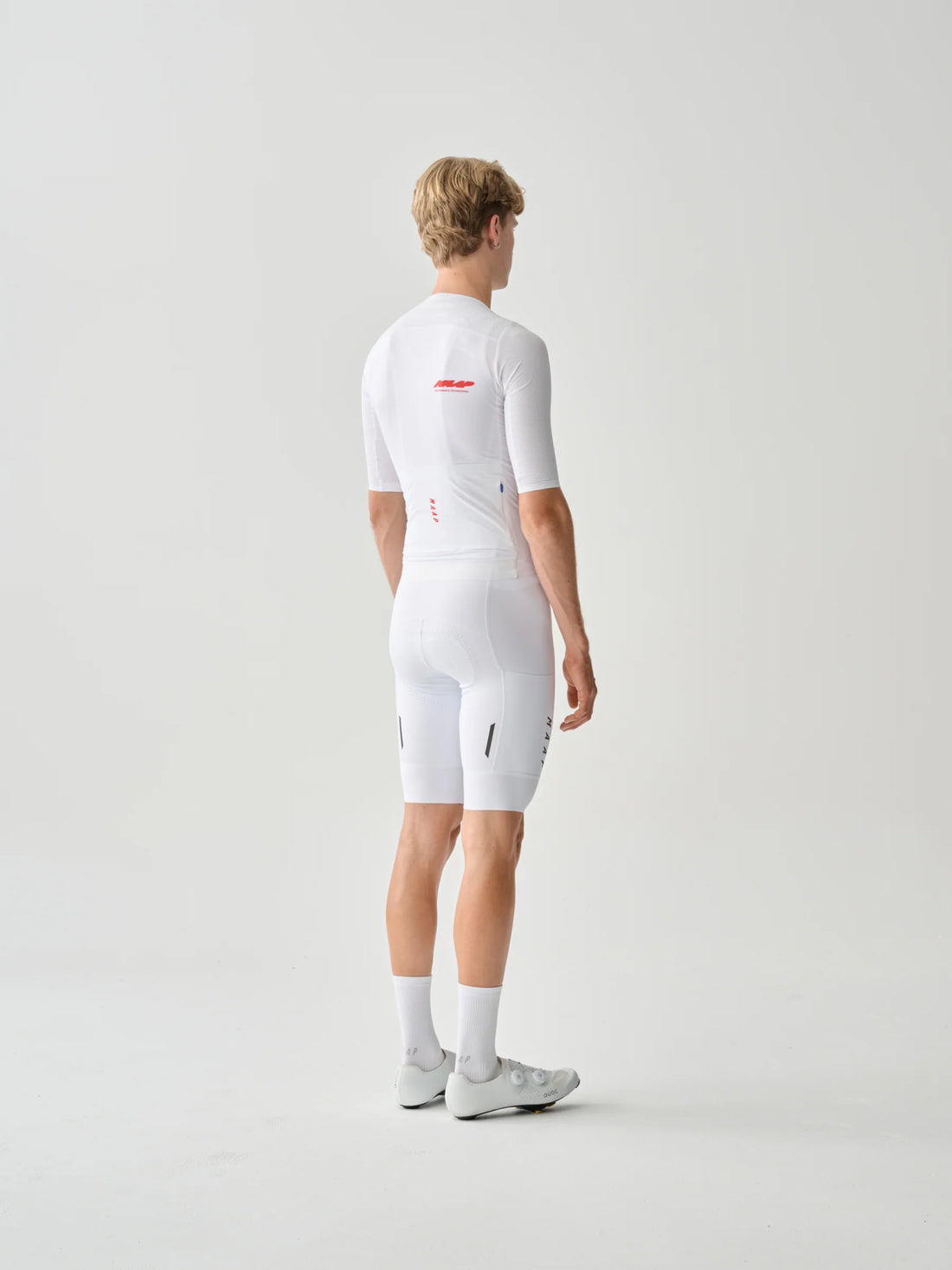 Maap Men's Eclipse Pro Race Jersey Radtrikot White/Infrared