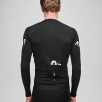 Maap Men's Apex Aeon LS Jersey Radtrikot langarm Black/White
