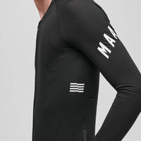 Maap Men's Apex Aeon LS Jersey Radtrikot langarm Black/White
