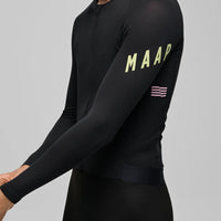 Maap Men's Aeon LS Jersey Radtrikot langarm Black
