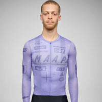 Maap Men's Drome Pro Air LS Jersey 3.0 Radtrikot langarm Lavender