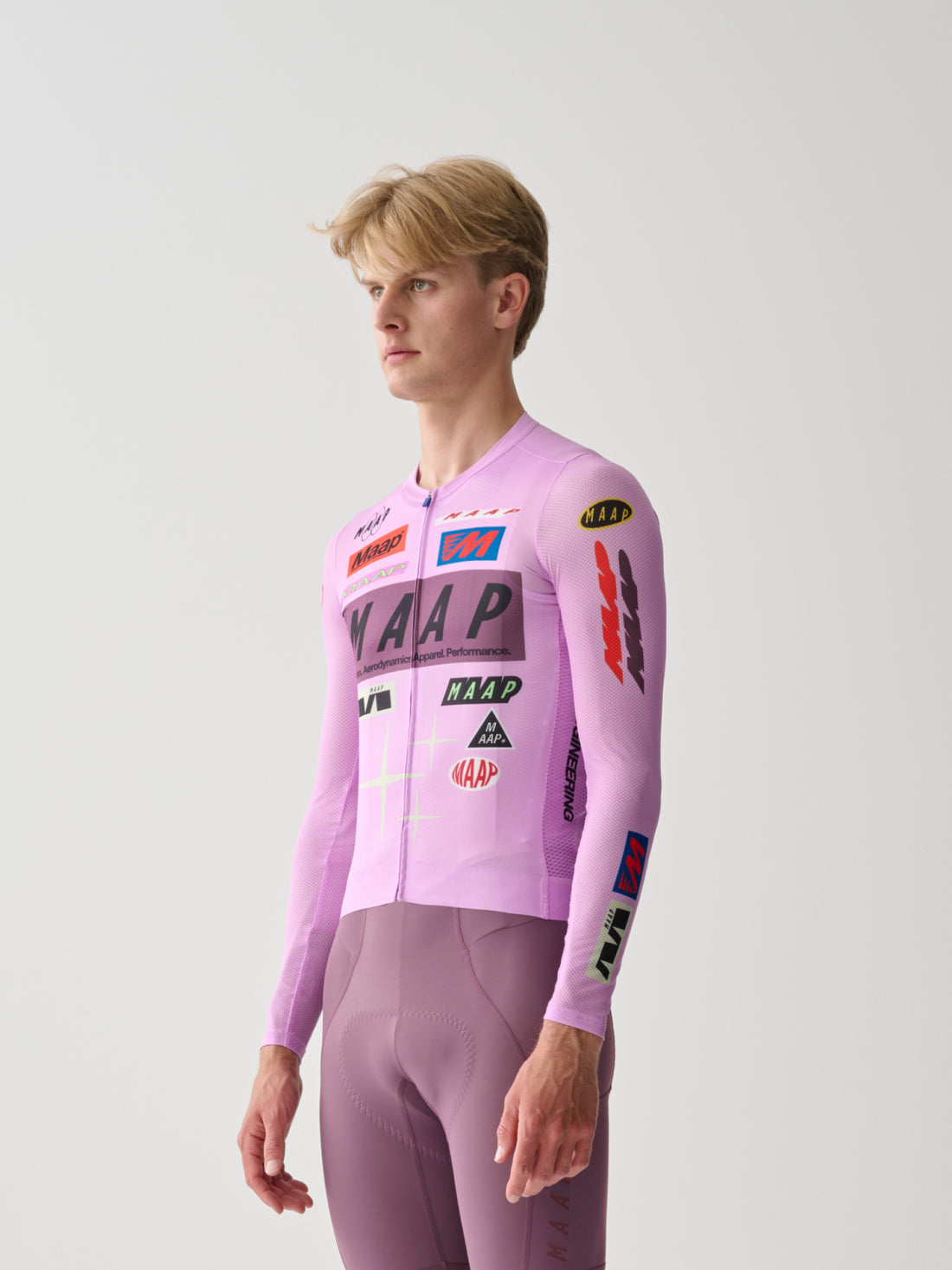 Maap Men's Drome Pro Air LS Jersey 3.0 Radtrikot langarm Lily