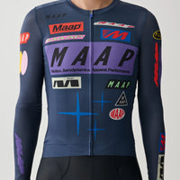 Maap Men's Drome Pro Air LS Jersey 3.0 Radtrikot langarm Midnight