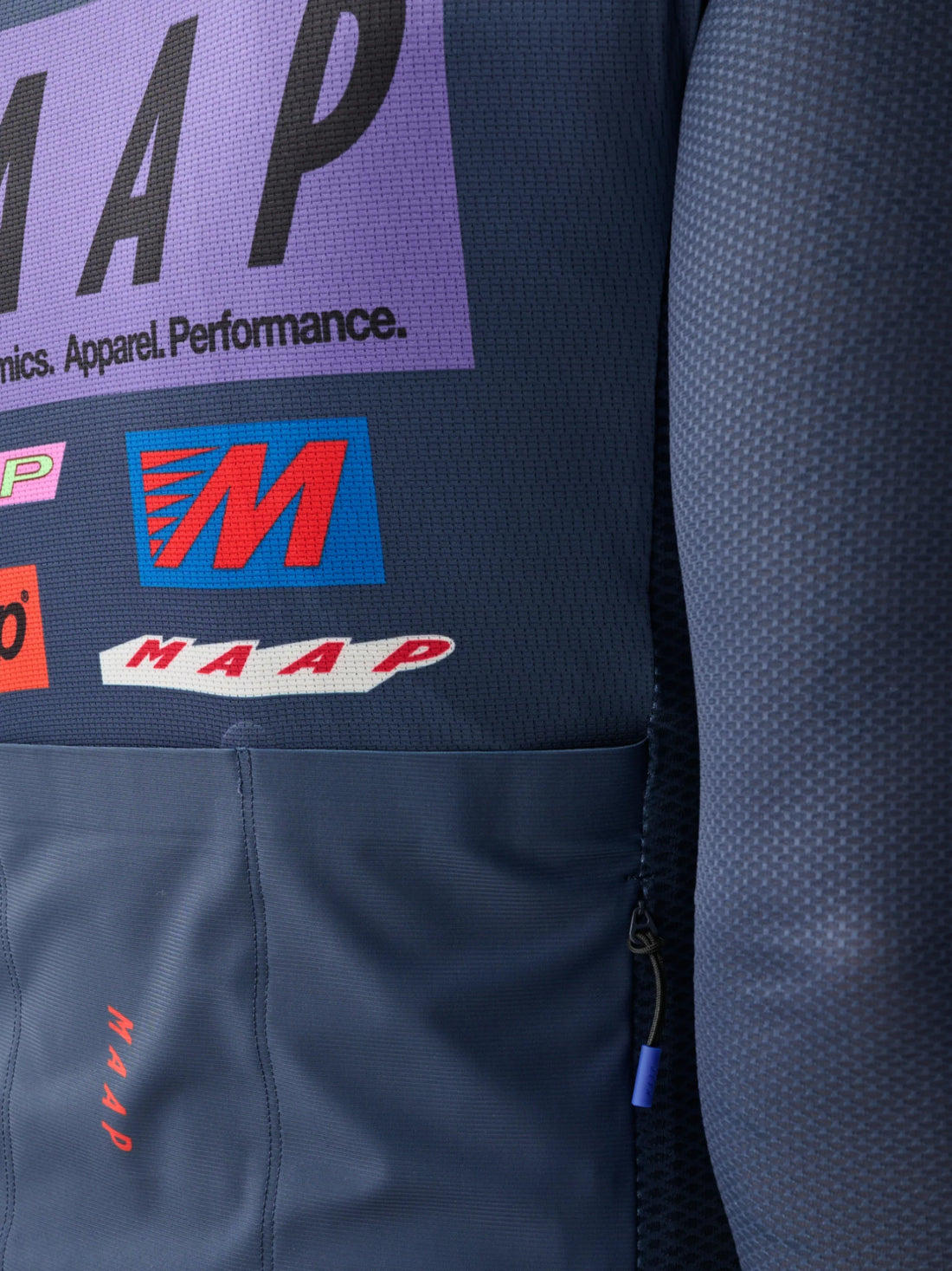Maap Men's Drome Pro Air LS Jersey 3.0 Radtrikot langarm Midnight