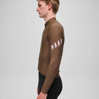 Maap Men's Apex Aeon Thermal LS Jersey Radtrikot langarm Espresso