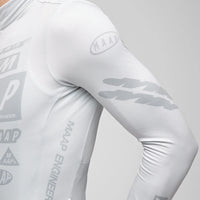 Maap Men's Drome Thermal Long Sleeve Jersey Radtrikot langarm Ice Gray