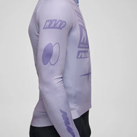 Maap Men's Drome Thermal Long Sleeve Jersey Radtrikot langarm Silver Bullet