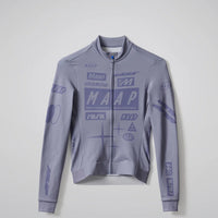 Maap Men's Drome Thermal Long Sleeve Jersey Radtrikot langarm Silver Bullet