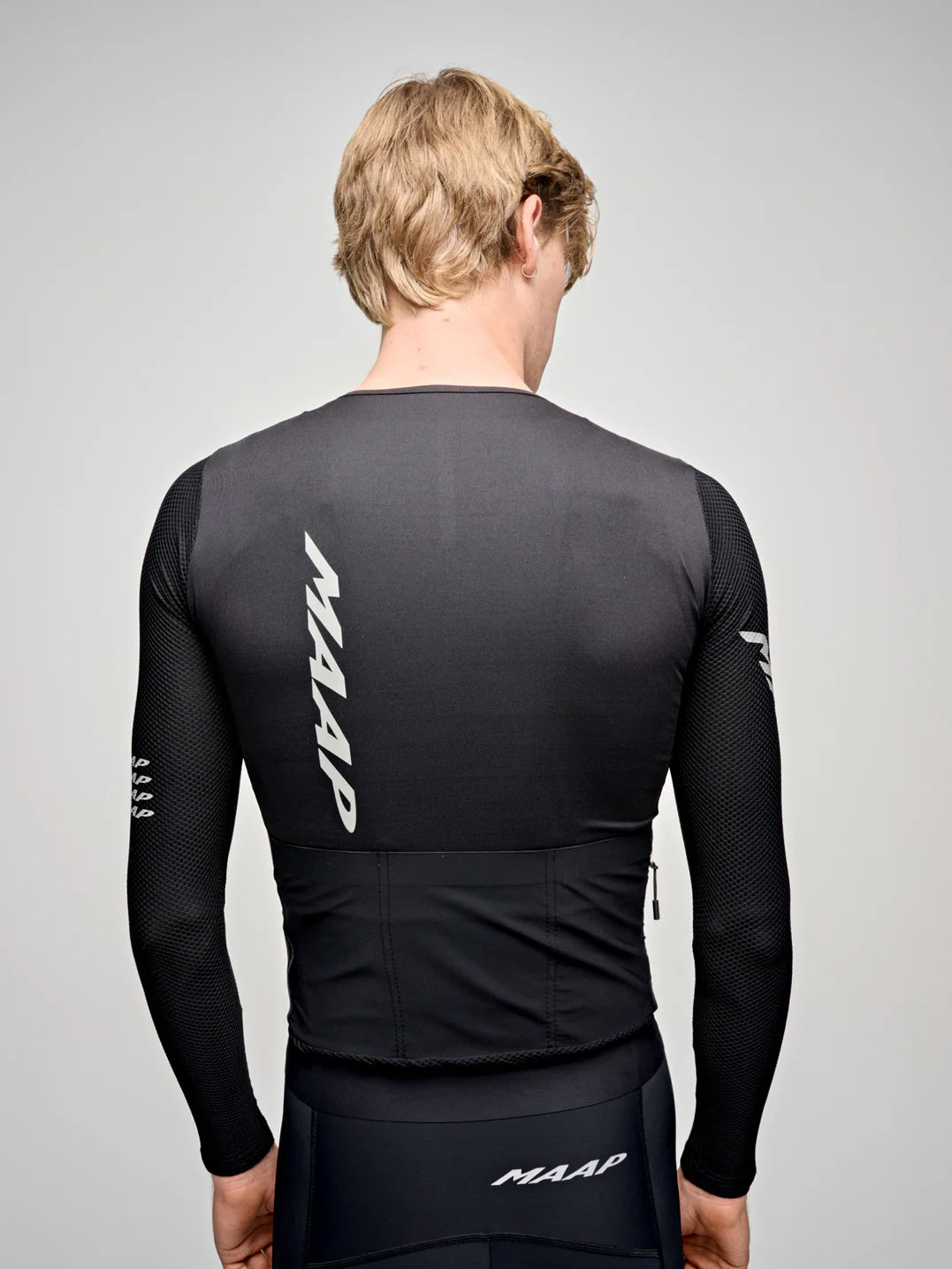 Maap Men's Emerge LS Jersey Radtrikot langarm Black