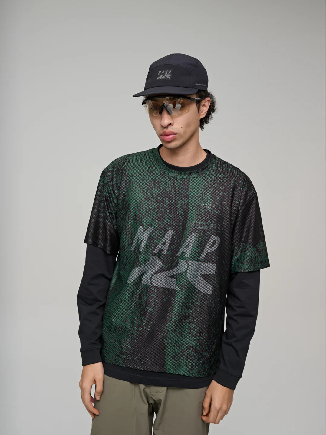 Maap Unisex Alt_Road™ Mesh Tee T-Shirt Hunter Green
