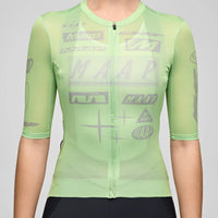 Maap Women's Drome Pro Air Jersey 3.0 Radtrikot Lavender Foam Green