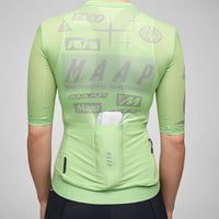 Maap Women's Drome Pro Air Jersey 3.0 Radtrikot Lavender Foam Green
