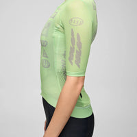 Maap Women's Drome Pro Air Jersey 3.0 Radtrikot Lavender Foam Green