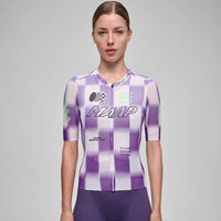 Maap Women's Life Time Grand Prix Pro Air Jersey 3.0 Radtrikot Violet/White