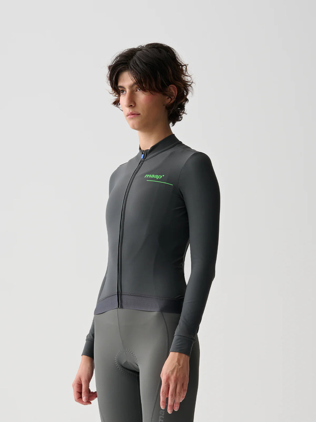 Maap Women's Training Thermal LS Jersey Radtrikot langarm Dark Shadow