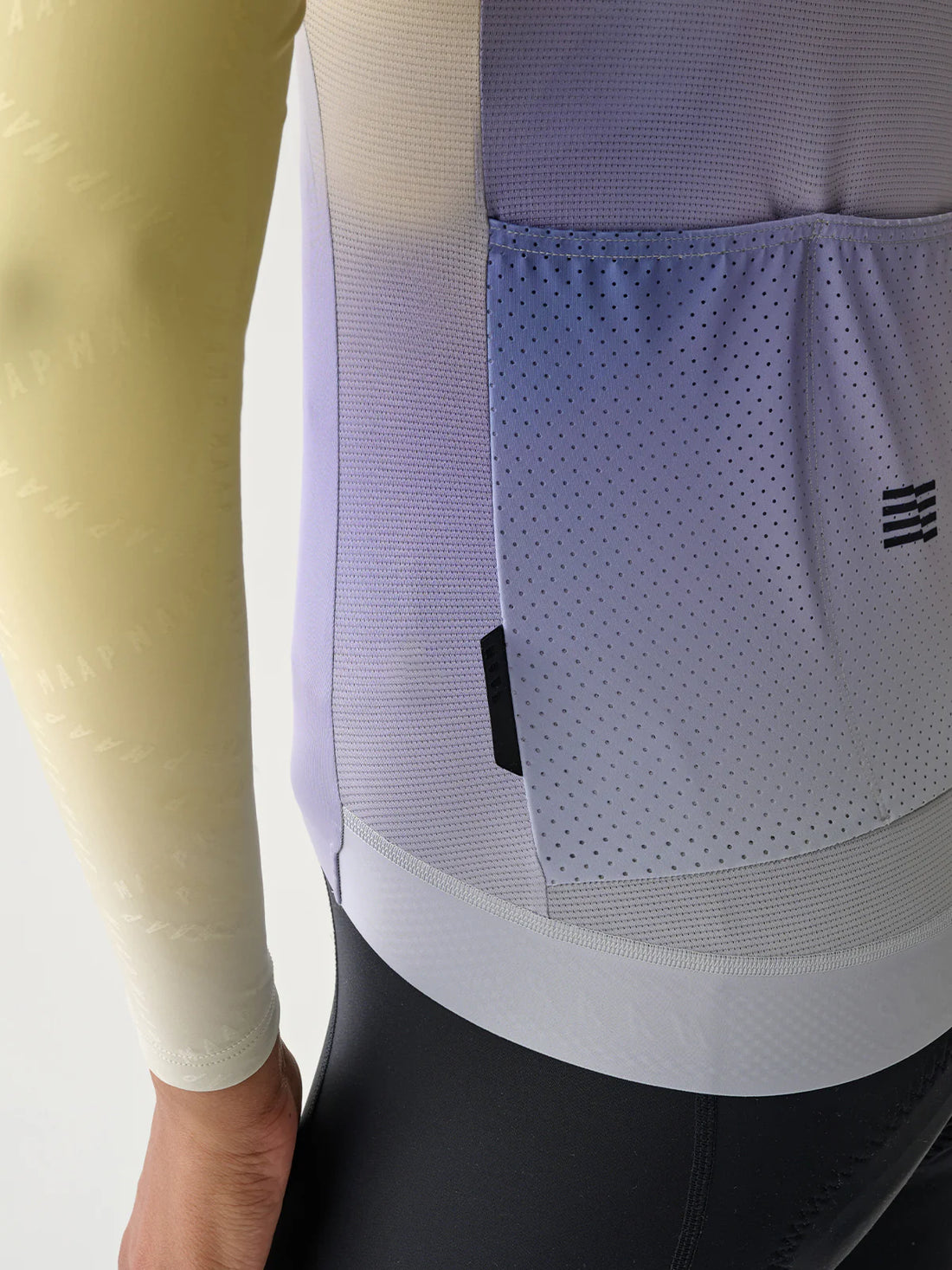 Maap Women's Blurred Out Pro Hex LS Jersey Radtrikot langarm Shell Mix