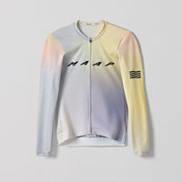 Maap Women's Blurred Out Pro Hex LS Jersey Radtrikot langarm Shell Mix