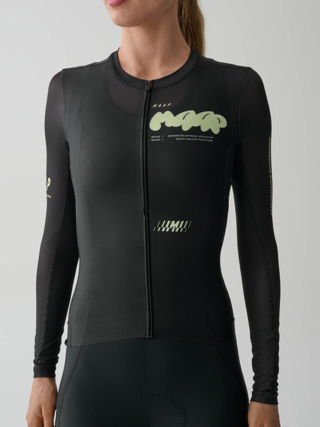 Maap Women's Women's Aerate Pro Air LS Jersey 3.0 Radtrikot langarm Black