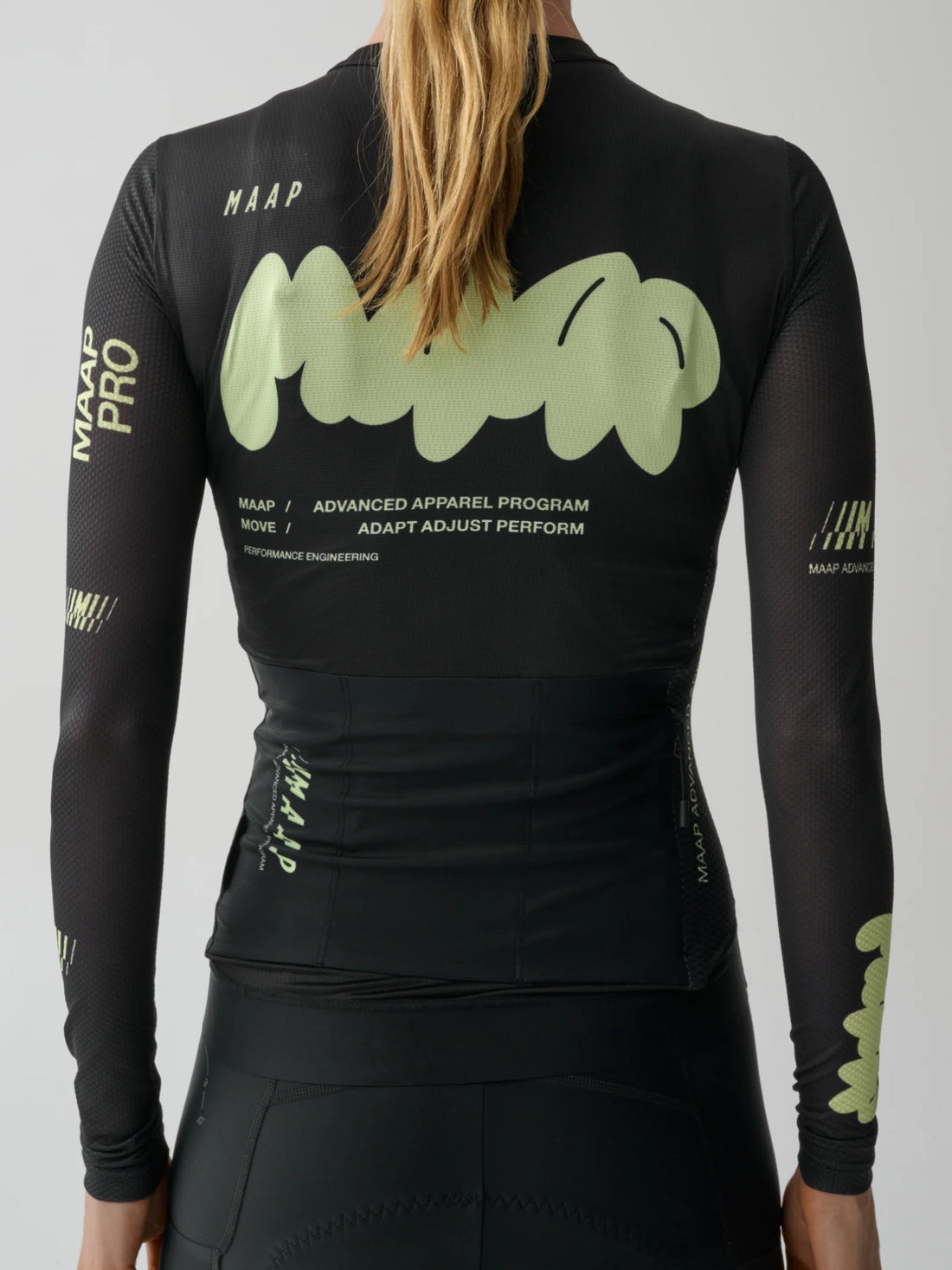 Maap Women's Women's Aerate Pro Air LS Jersey 3.0 Radtrikot langarm Black