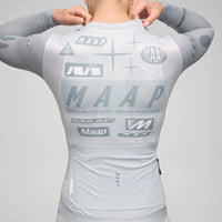 Maap Women's Drome Pro Air LS Jersey 3.0 Radtrikot langarm Ice Gray