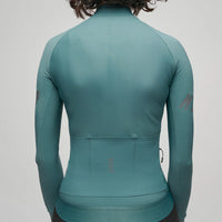 Maap Women's Aeon Thermal LS Jersey Radtrikot langarm Atlantic