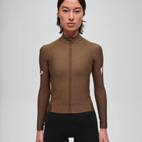 Maap Women's Apex Aeon Thermal LS Jersey Radtrikot langarm Espresso