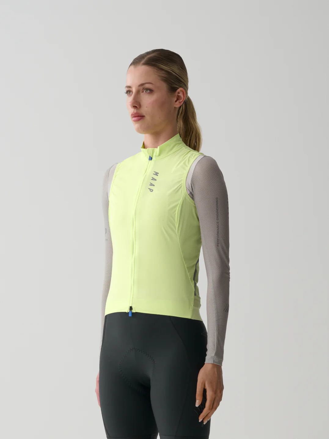 Maap Women's Flow Vest Windweste  Shadow Lime