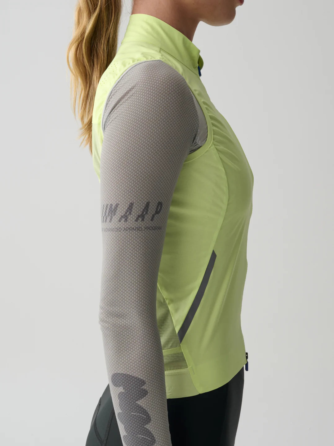 Maap Women's Flow Vest Windweste  Shadow Lime