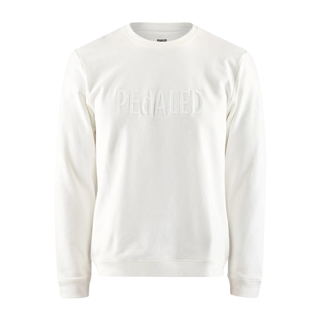 Pedaled Logo Sweatshirt Unisex Pullover Off White
