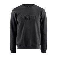 Pedaled Logo Sweatshirt Unisex Pullover Black