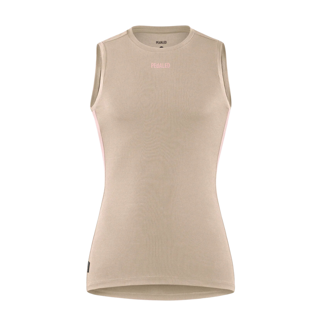 Pedaled Odyssey Power Dry® Women's Base Layer Sleeveless Radunterhemd ärmellos Beige