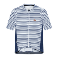 Café du Cycliste Romy Men's Jersey Radtrikot White Navy