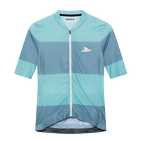 Café du Cycliste Angeline Men's Ultralight Cycling Jersey Radtrikot Riviera Blue Deep Water