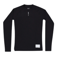 Universal Colours Mono Thermal Men's Base Layer Long Sleeve Unterhemd langarm Black