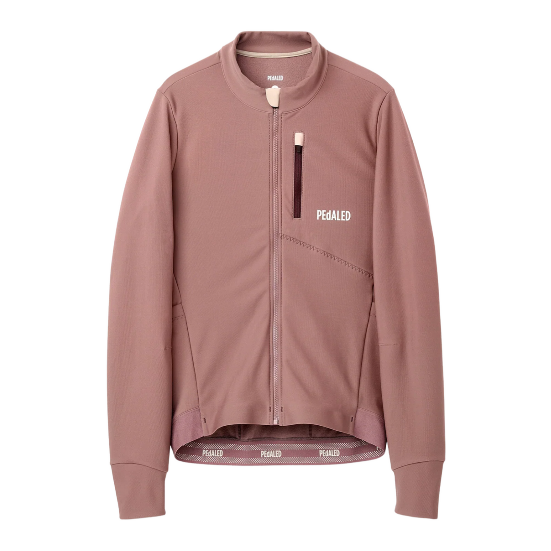 Pedaled Odyssey Long Sleeve Jersey Radtrikot langarm Dark Rose